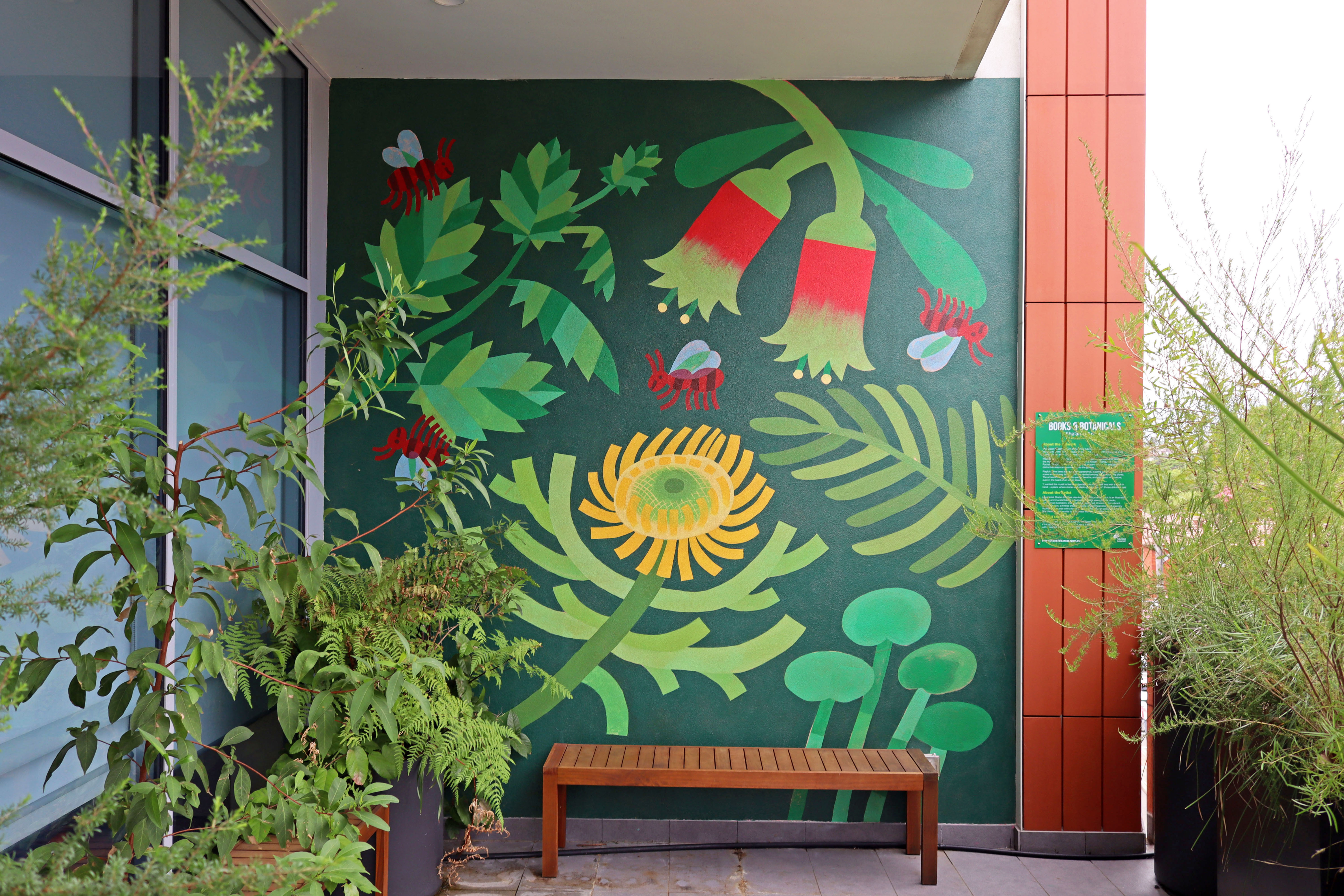 Books & Botanicals by Sha'an d'Anthes | Street Art NSW