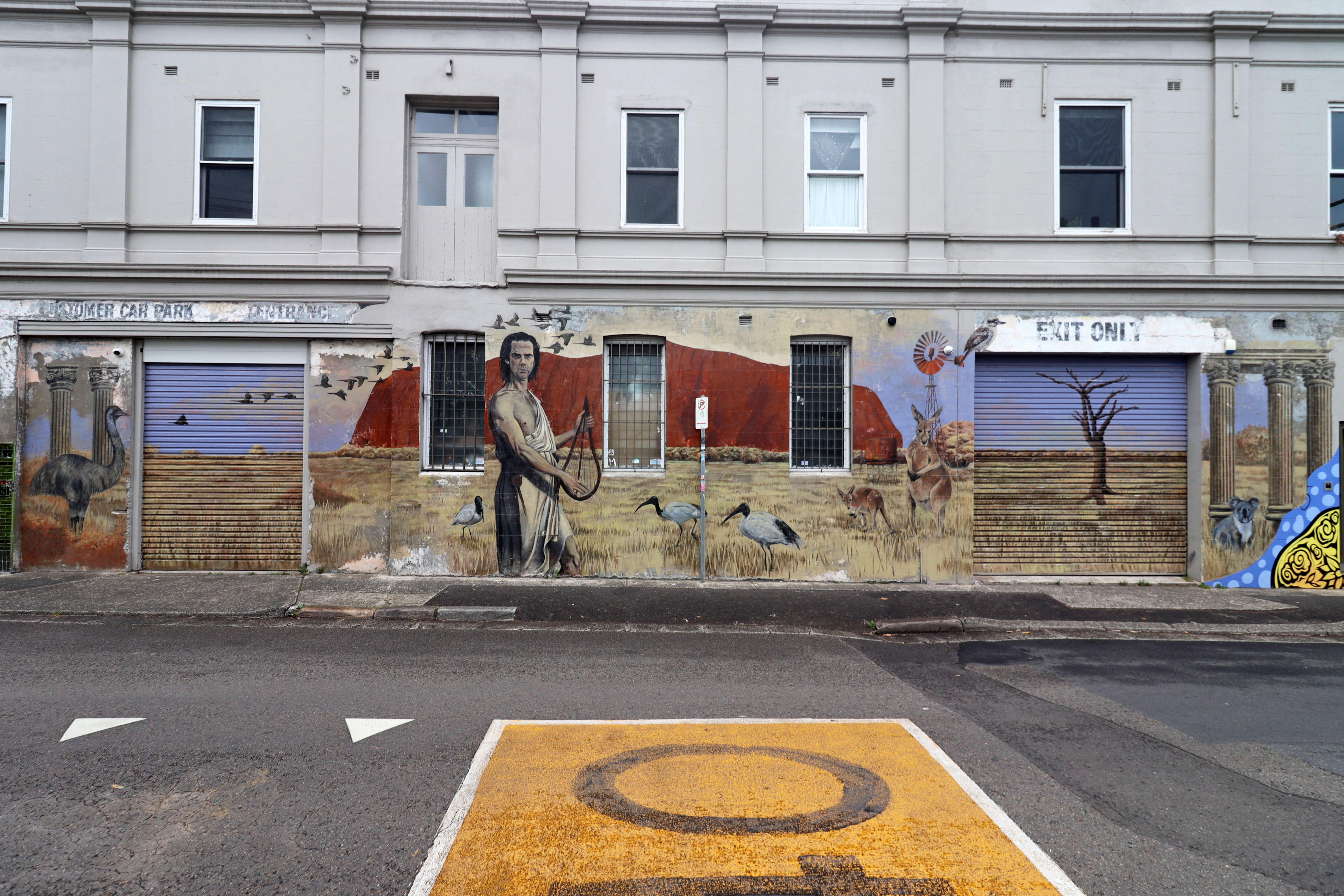 Lyre of Orpheus by Oliver Wall | Street Art NSW