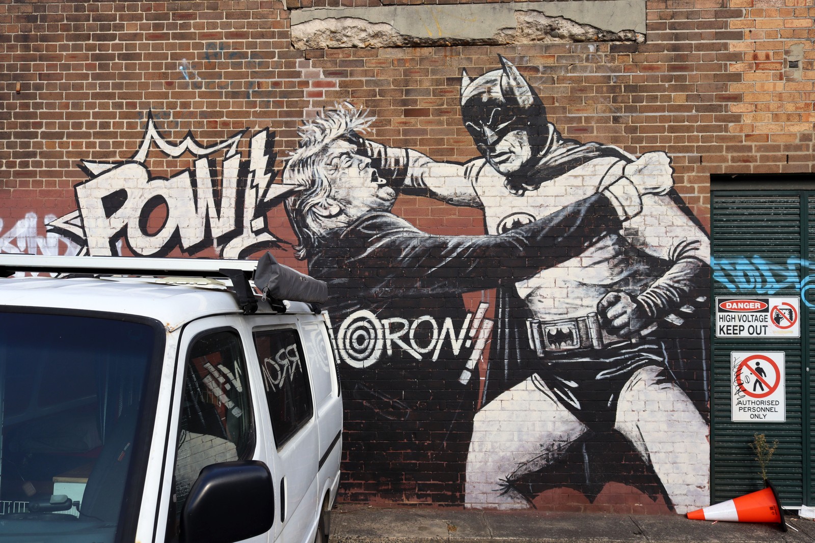 Moron!! by Oliver Wall | Street Art NSW