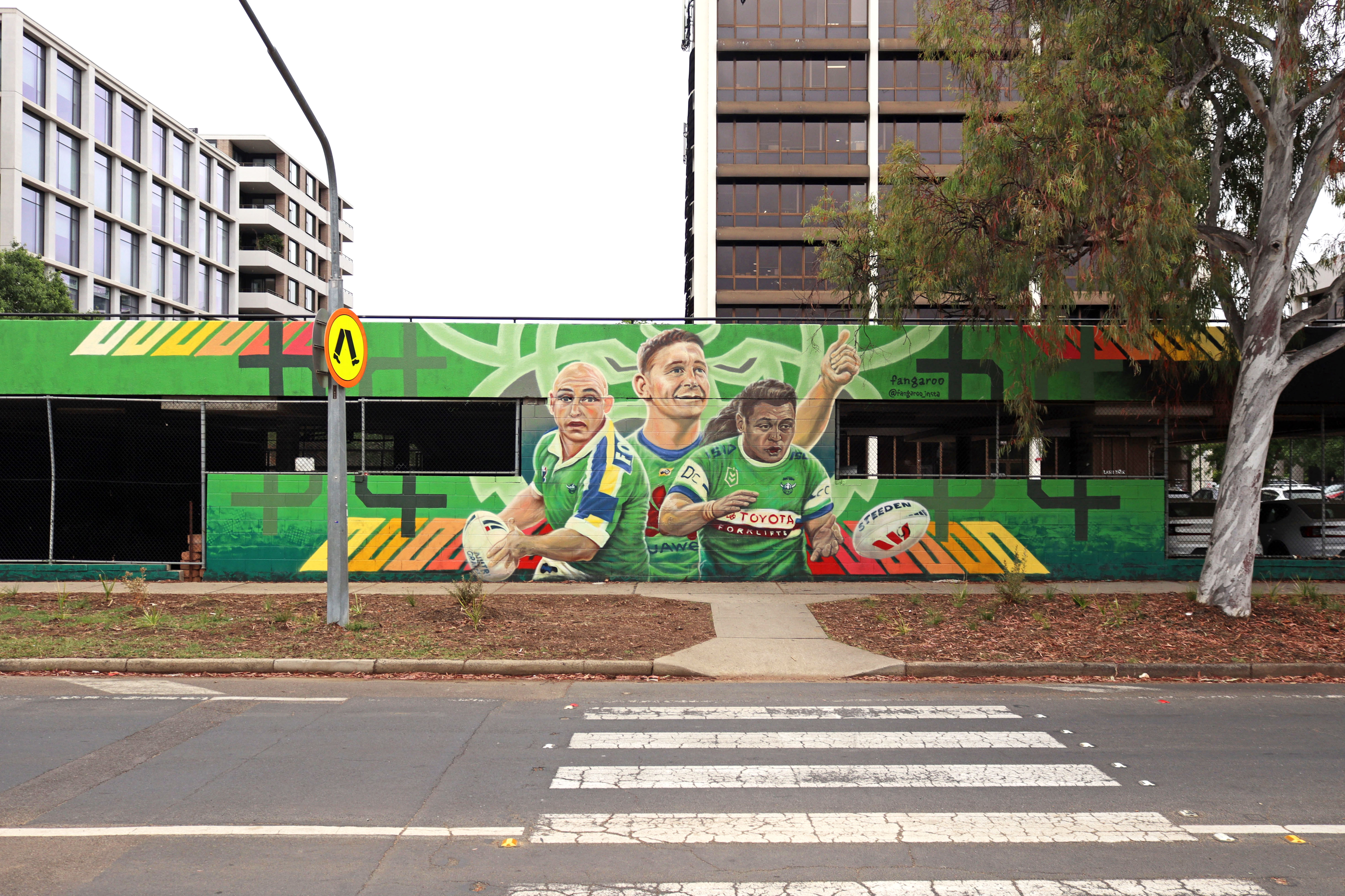 Go Hard or Go Home by Fangaroo | Street Art NSW