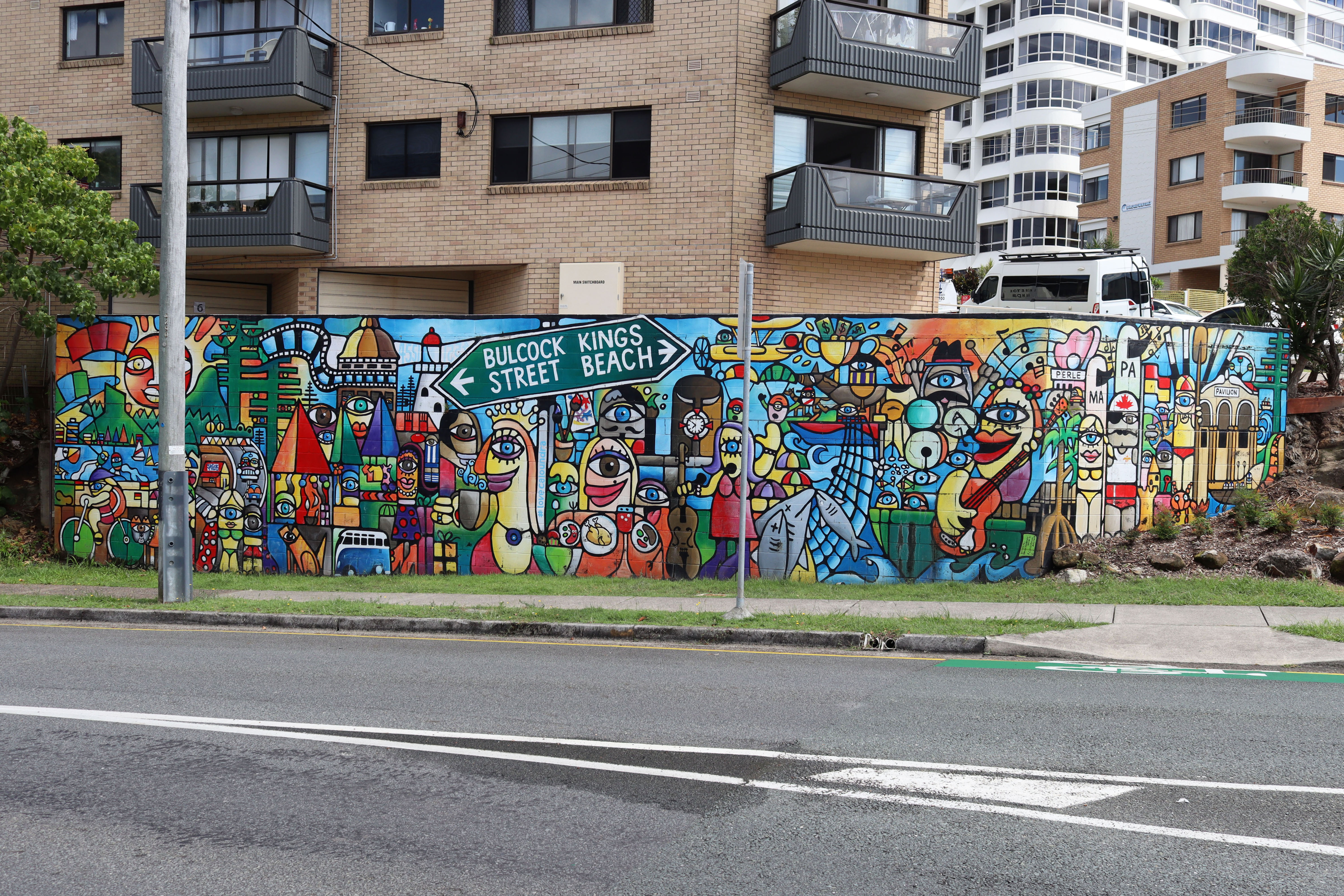 Dingle Wall by Steven Bordonaro | Street Art NSW