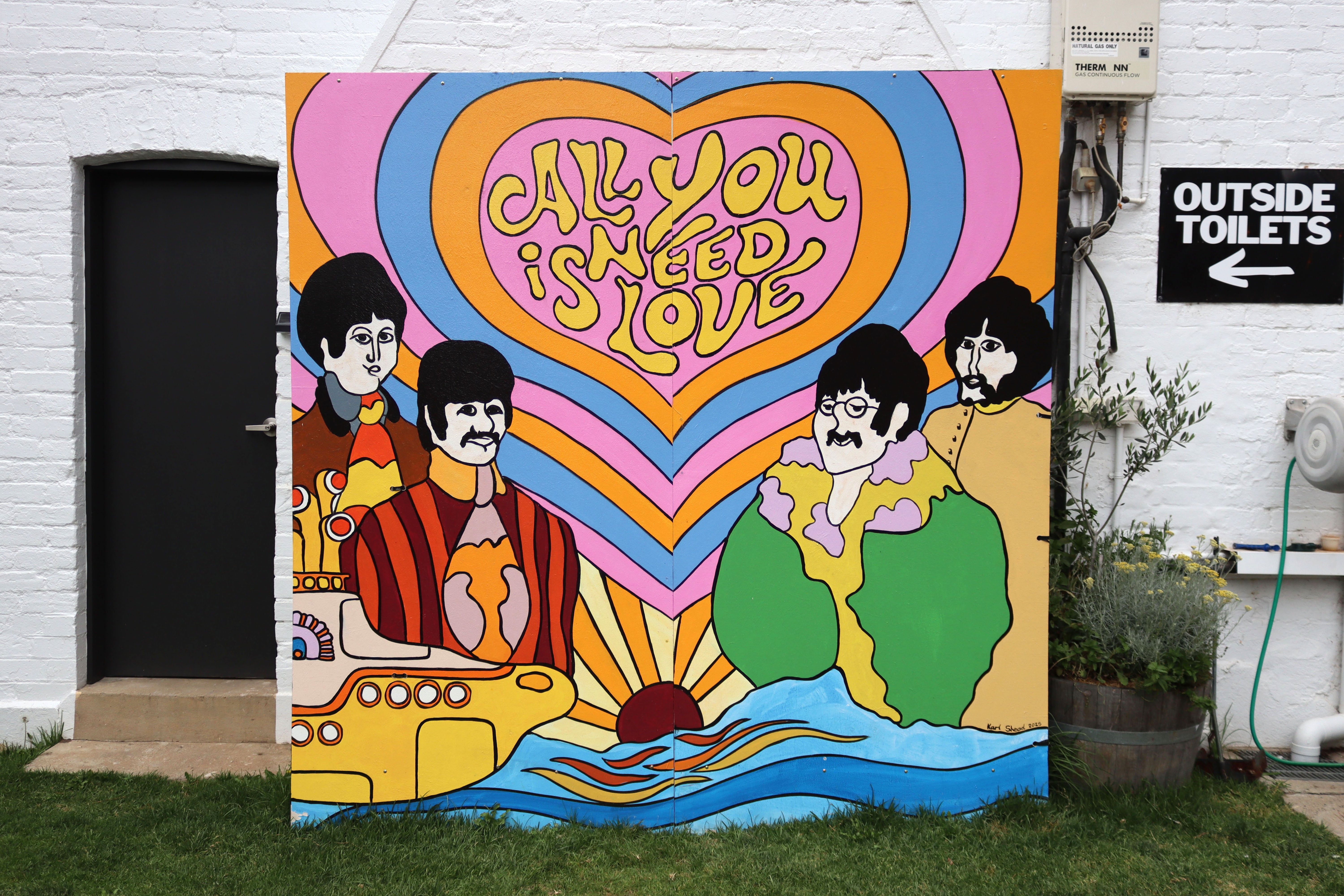 All You Need Is Love by Karl Shead | Street Art NSW