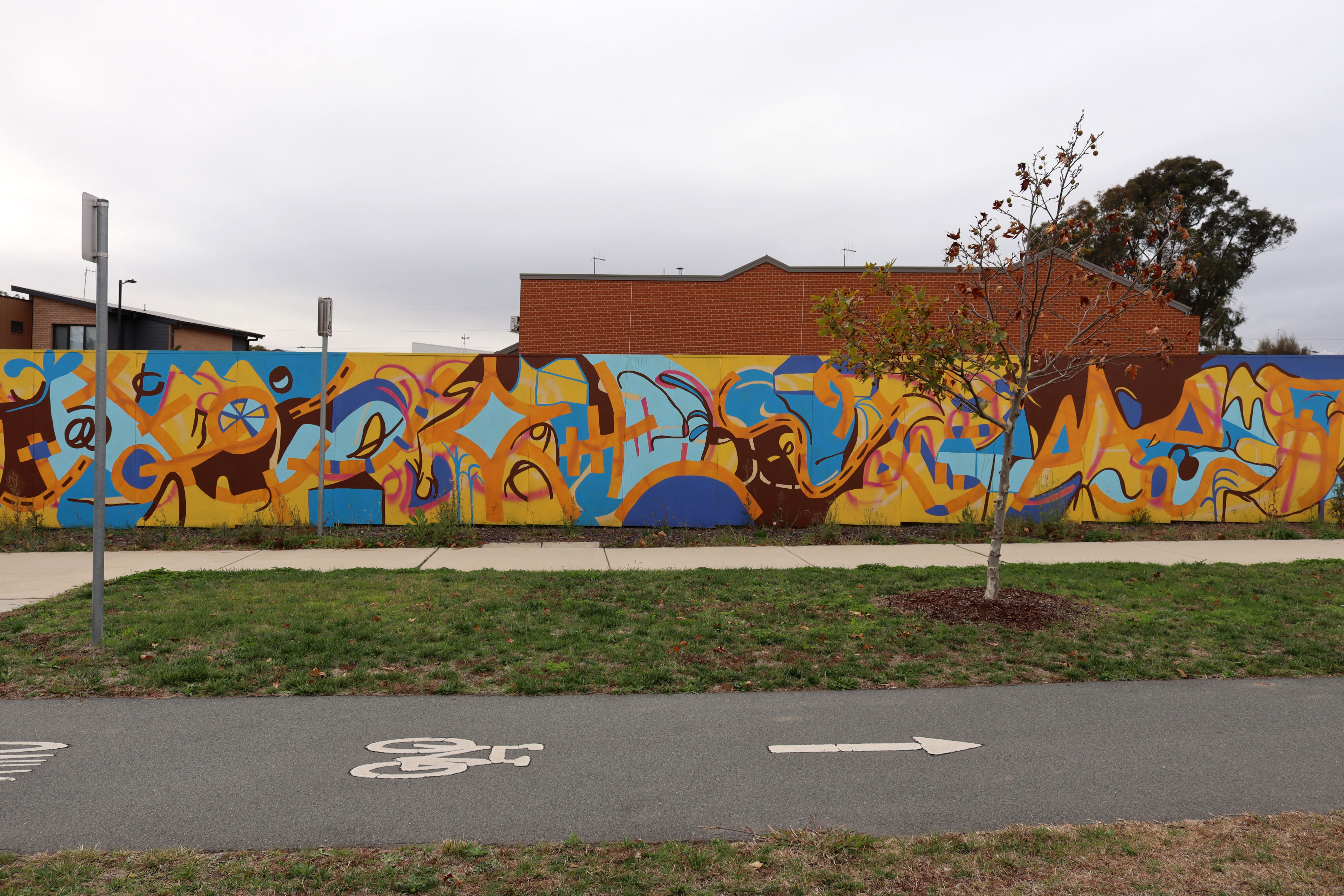 Ginninderry Mural by Mimi Fairall | Street Art NSW