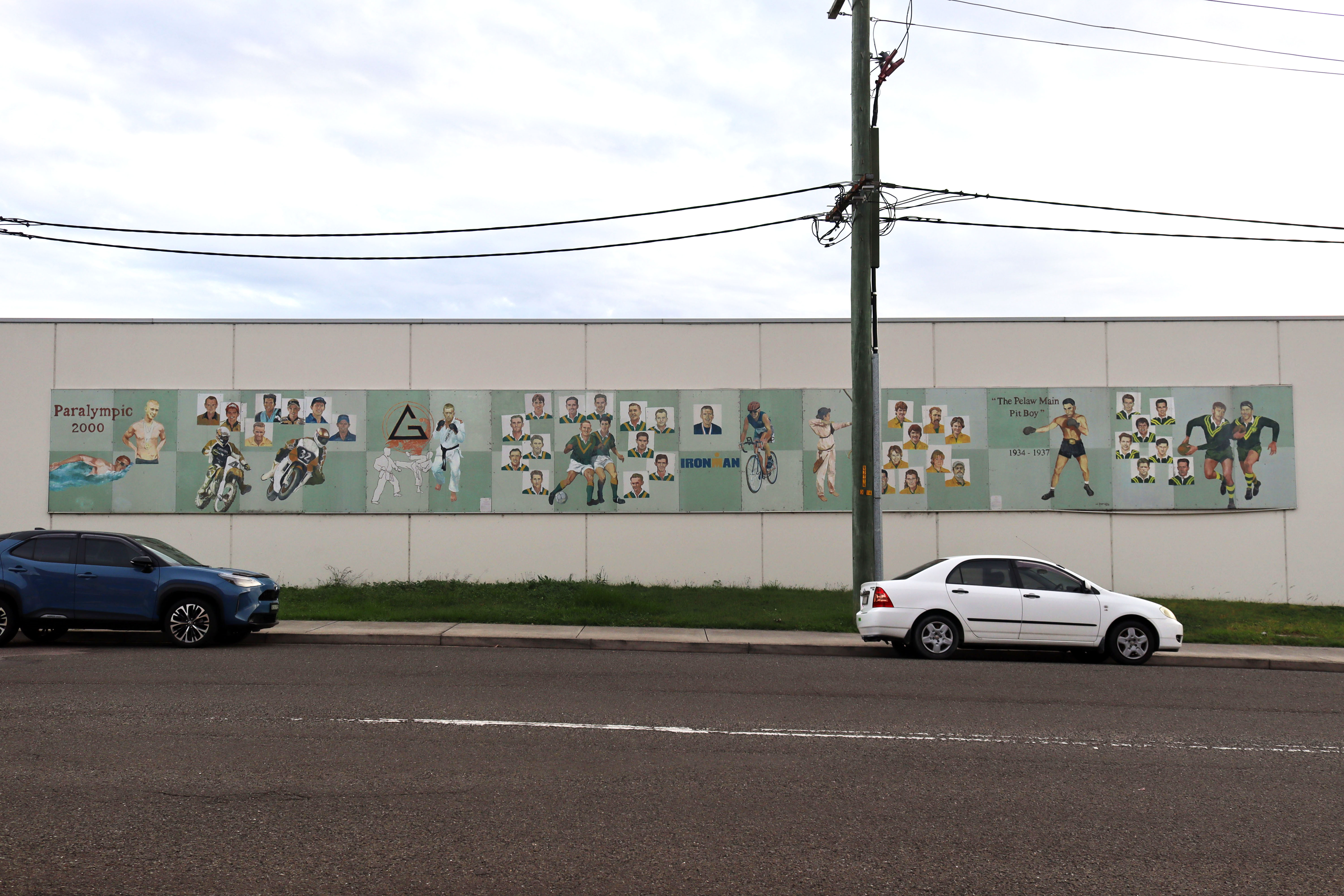 Sporting Wall of Fame by John Dorahy | Street Art NSW