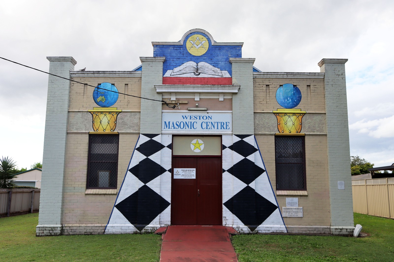 Weston Masonic Mural by Jeremy Kang | Street Art NSW