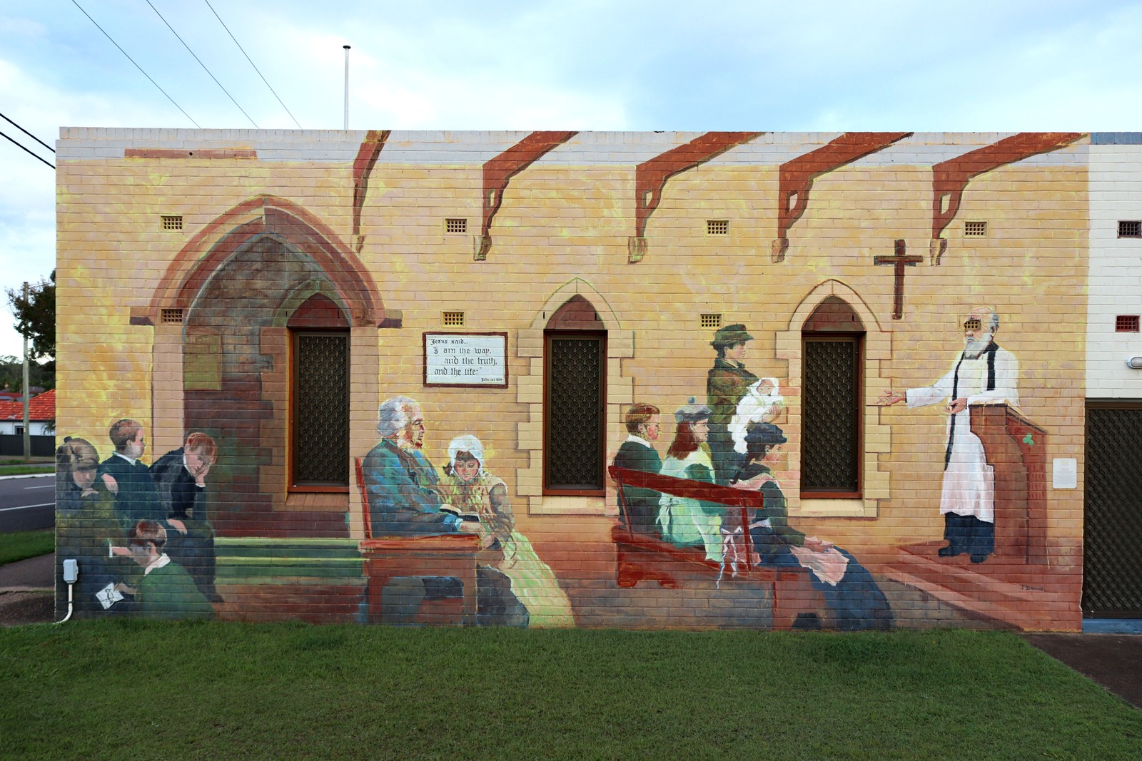 Christian Mural by John Dorahy | Street Art NSW
