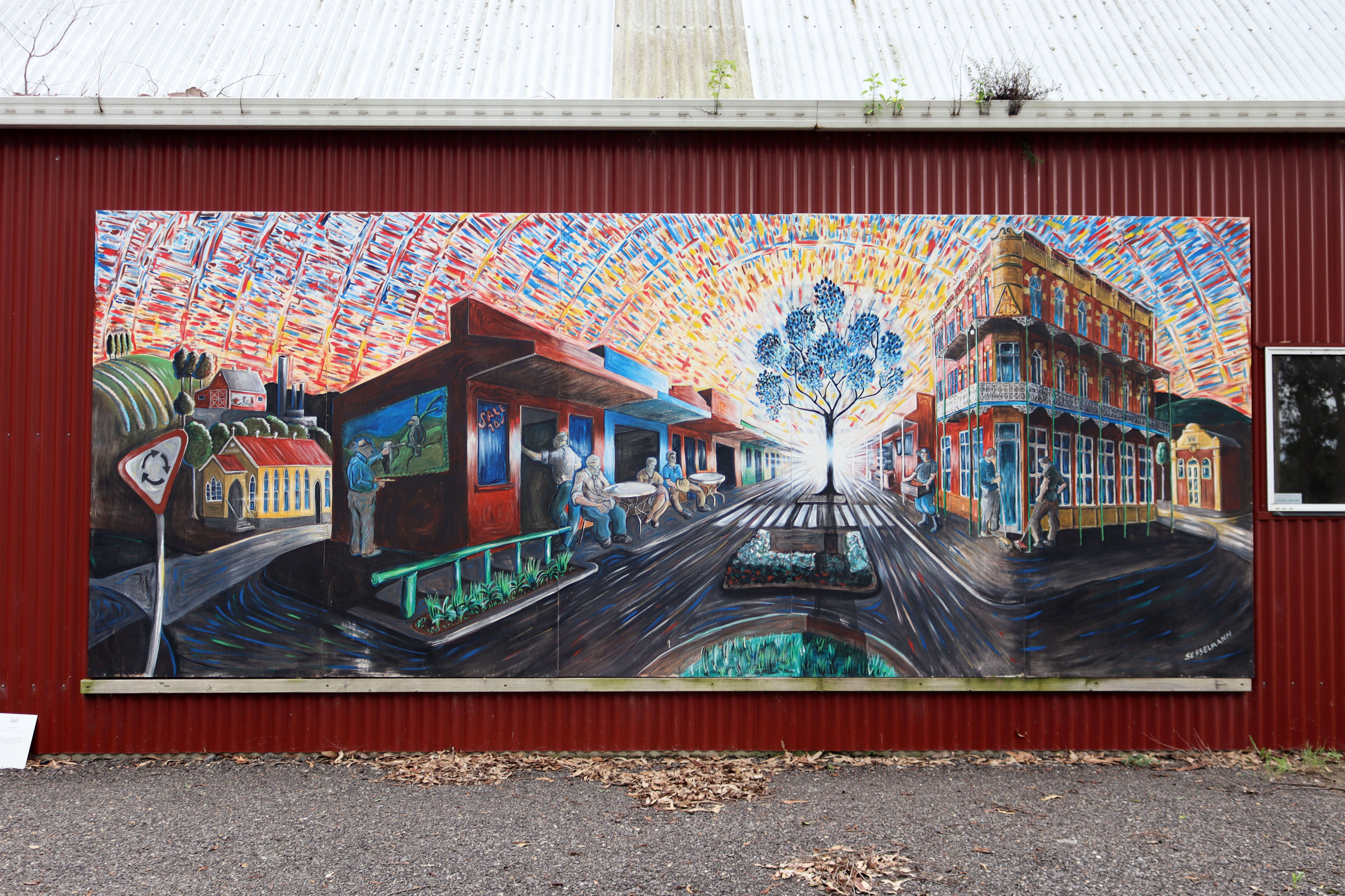Sunrise by Peter Sesselmann | Street Art NSW