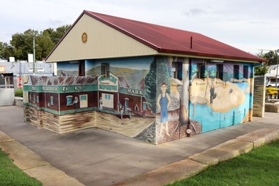 Toilet Block Mural