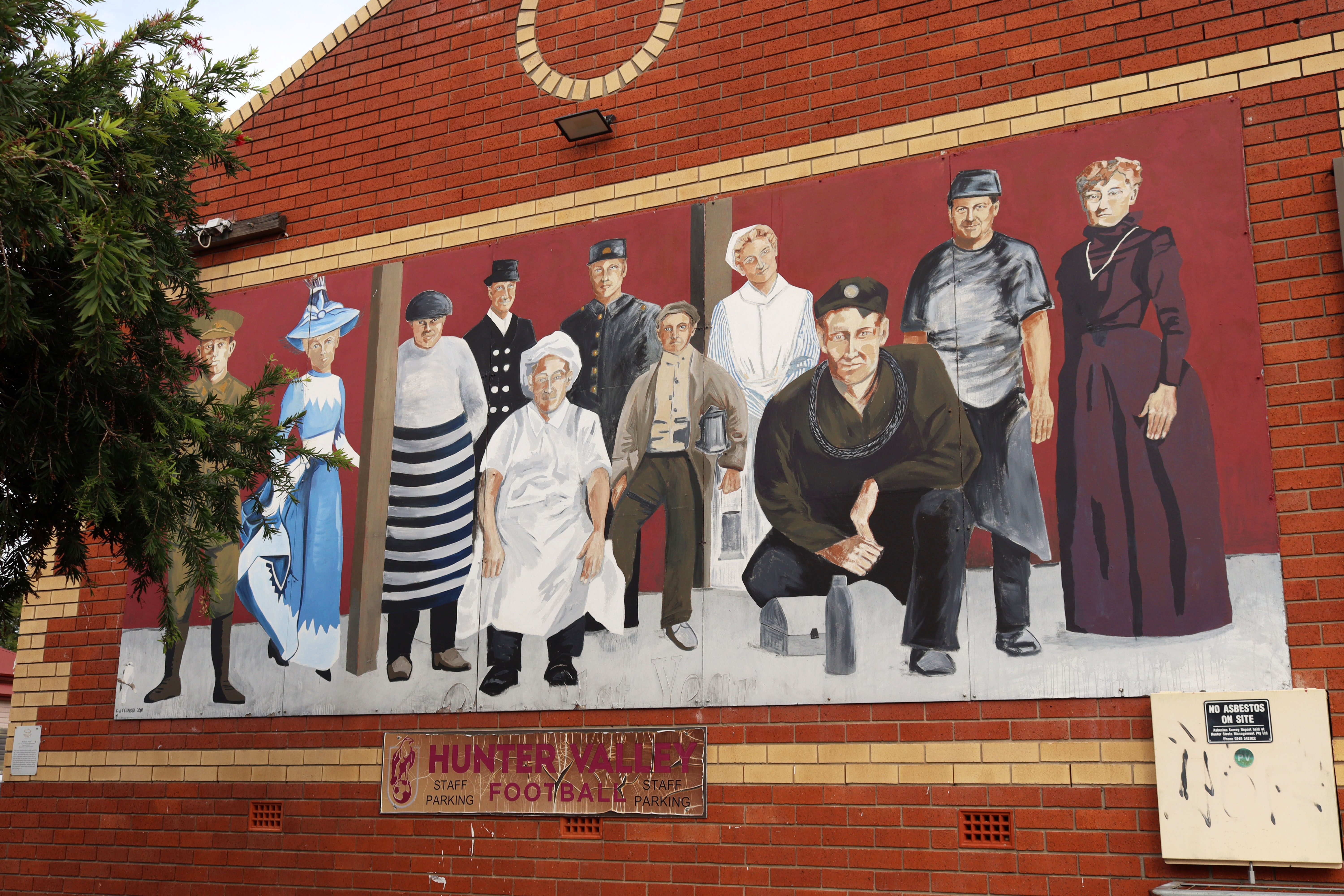 Workers' Mural by Kim Barker | Street Art NSW