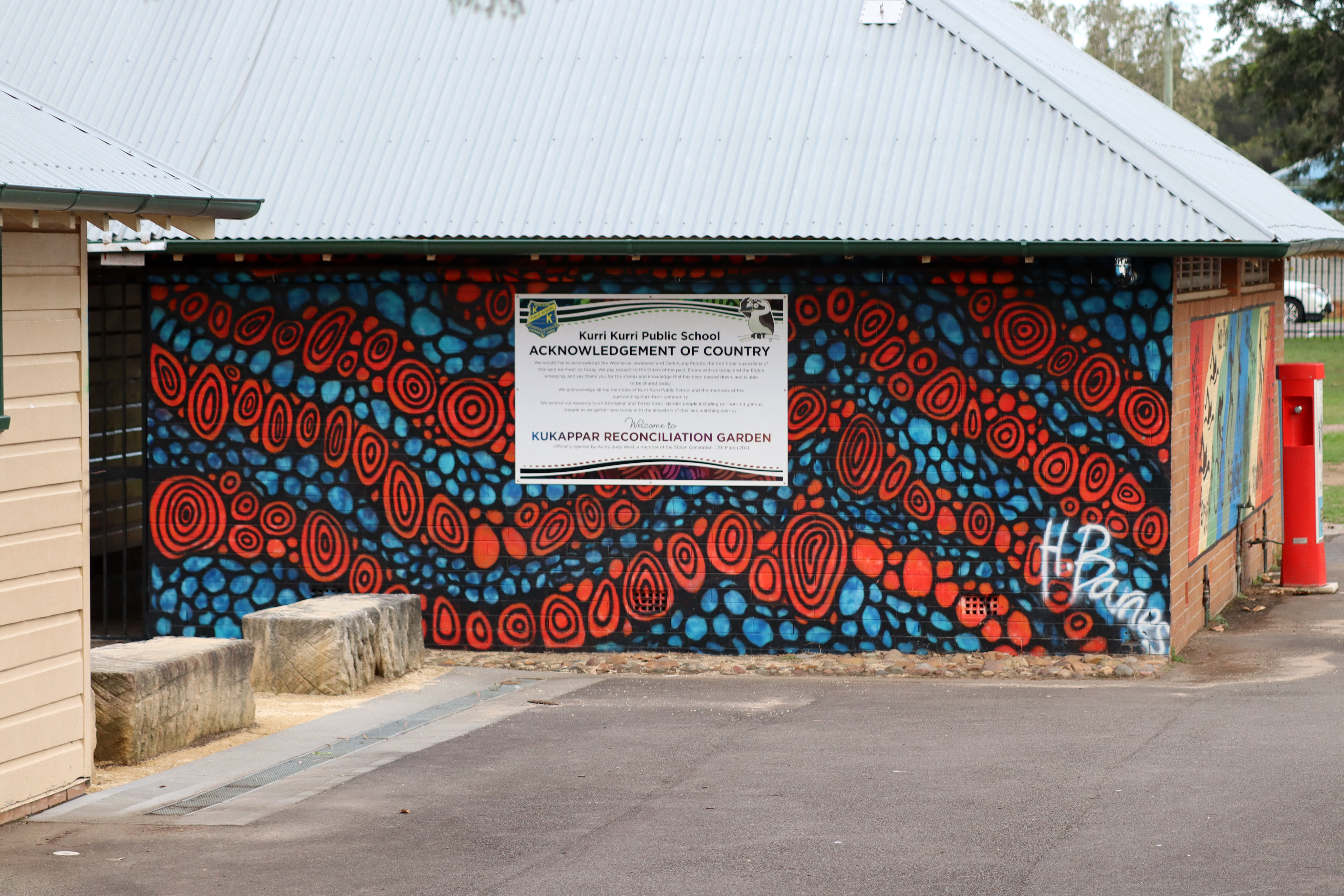 Kukappar Reconciliation Garden by Hunter Barnes | Street Art NSW
