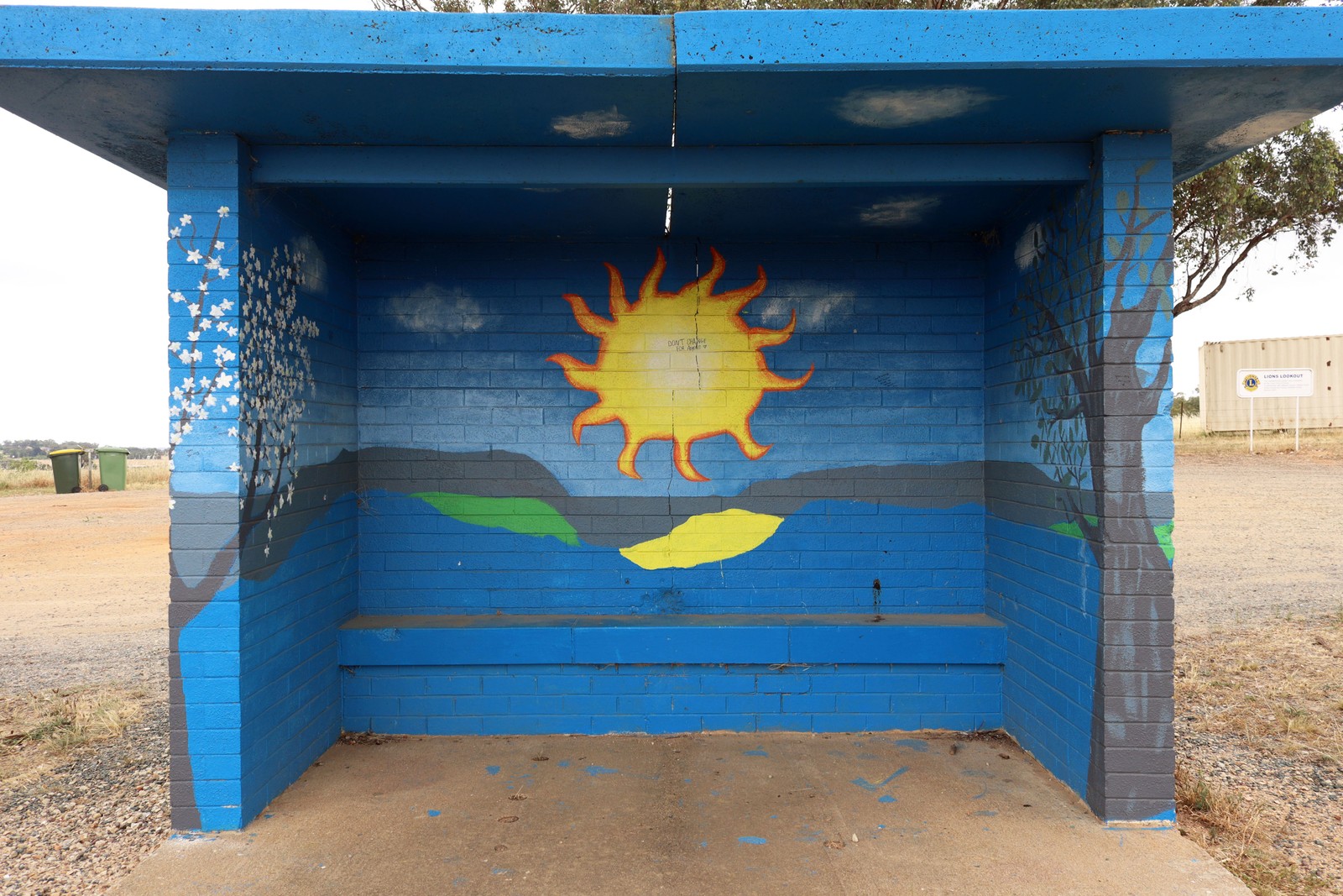 Lions Lookout Mural by Hilltops Youth Action Group | Street Art NSW