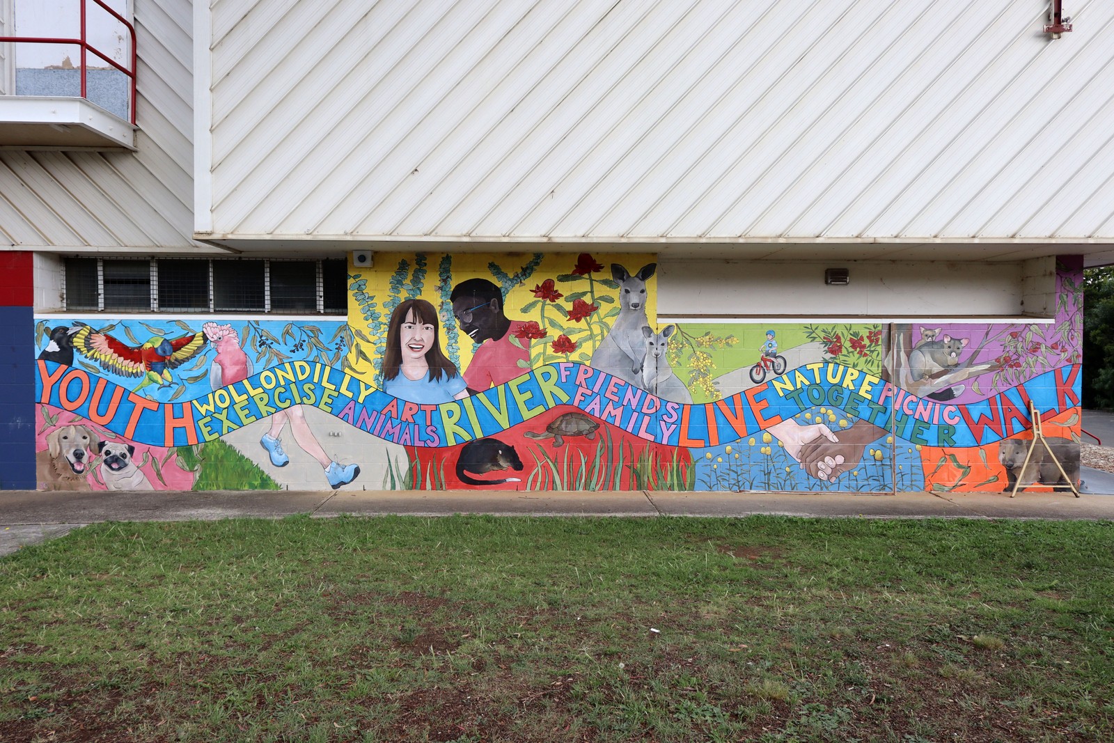 PCYC Mural by Sally Dunne | Street Art NSW