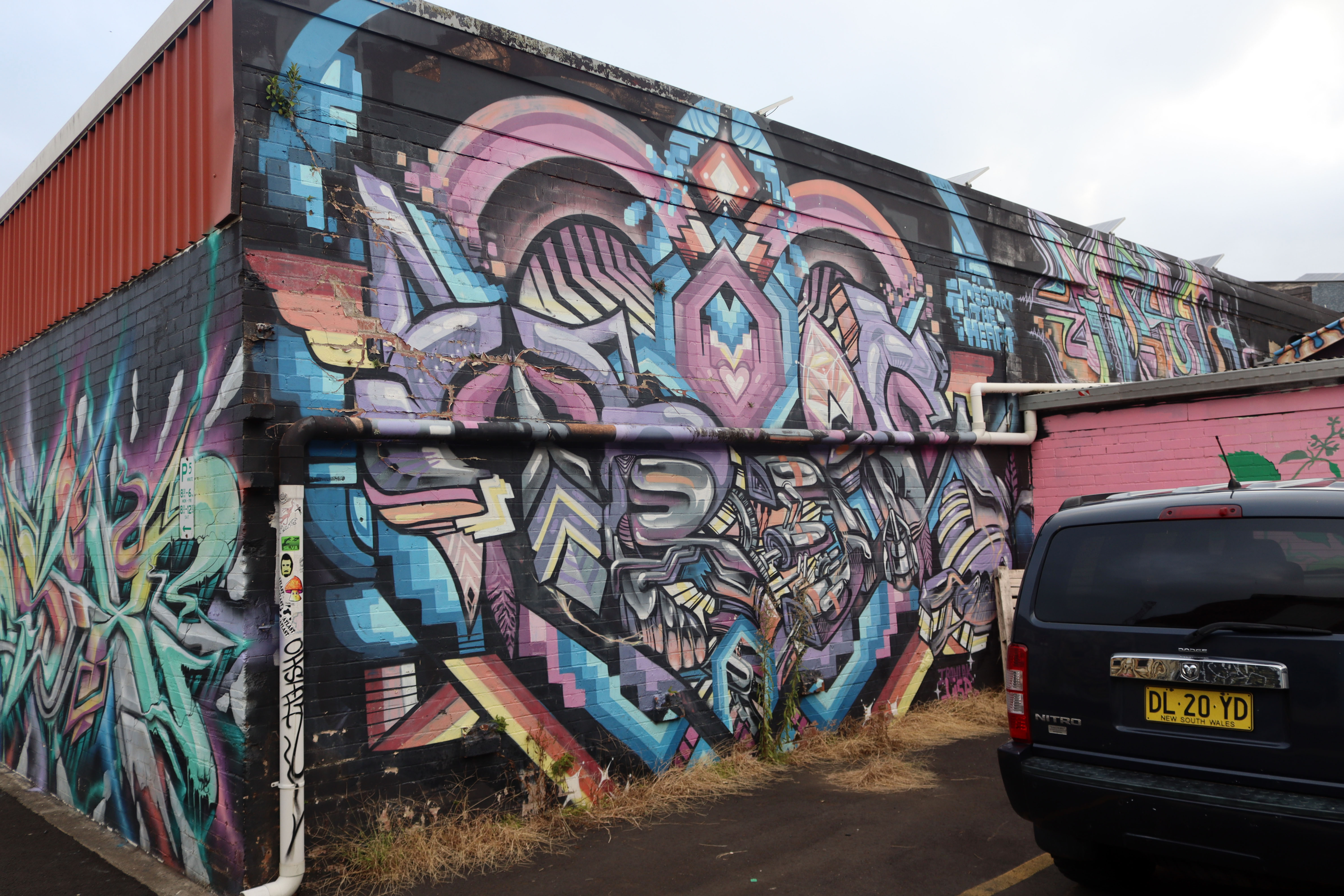Restart the Heart by Treazy Treaz | Street Art NSW