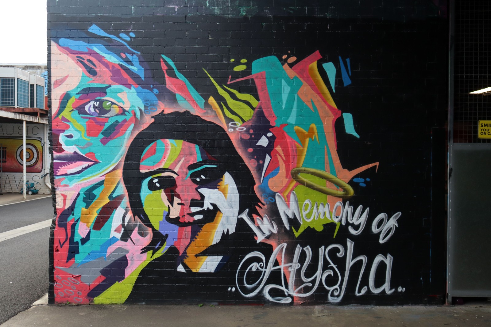 In Memory of Alysha by Corey Mills | Street Art NSW