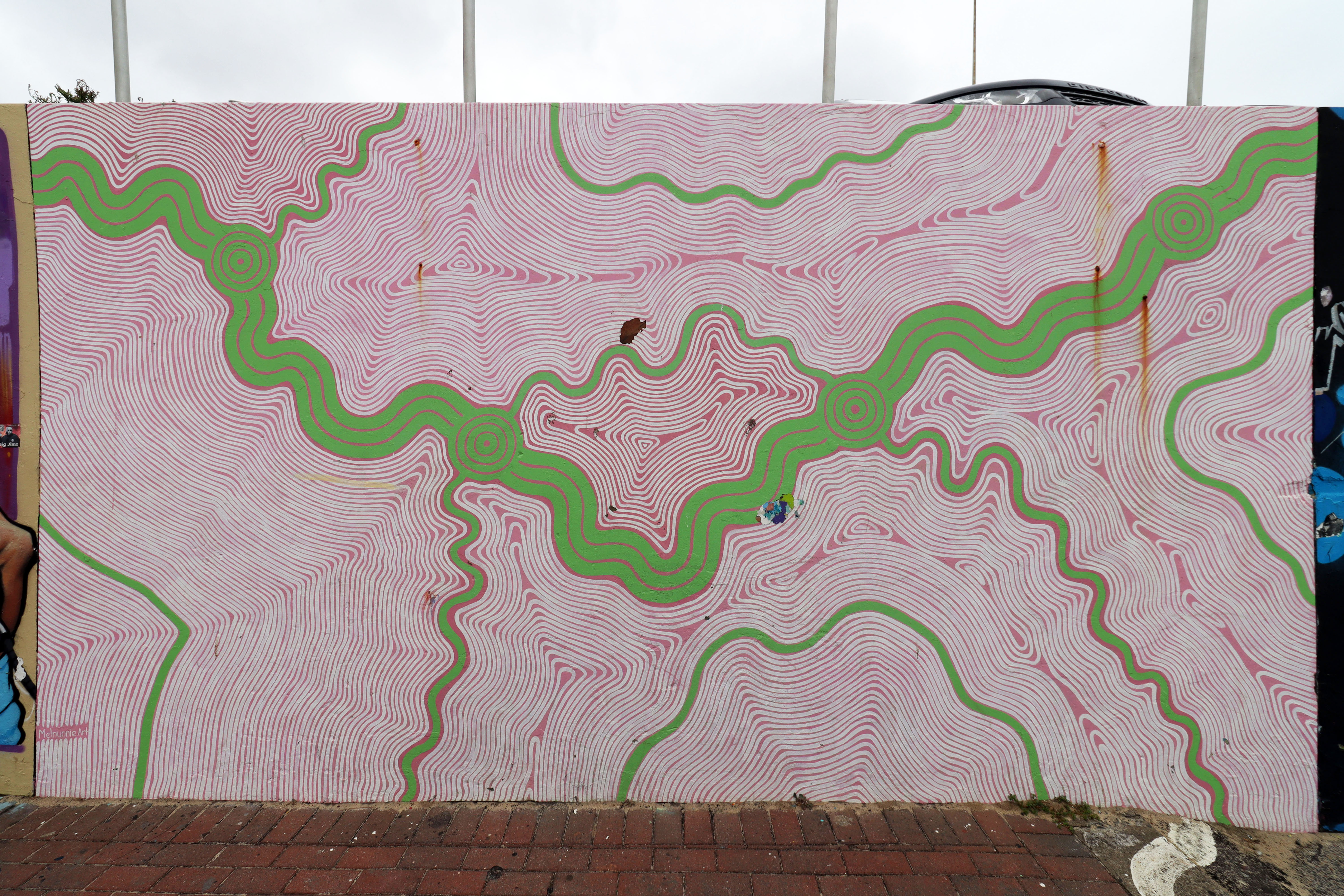 Galari Bila Ngurambang (Lachlan River Country) by Melnunnie | Street Art NSW