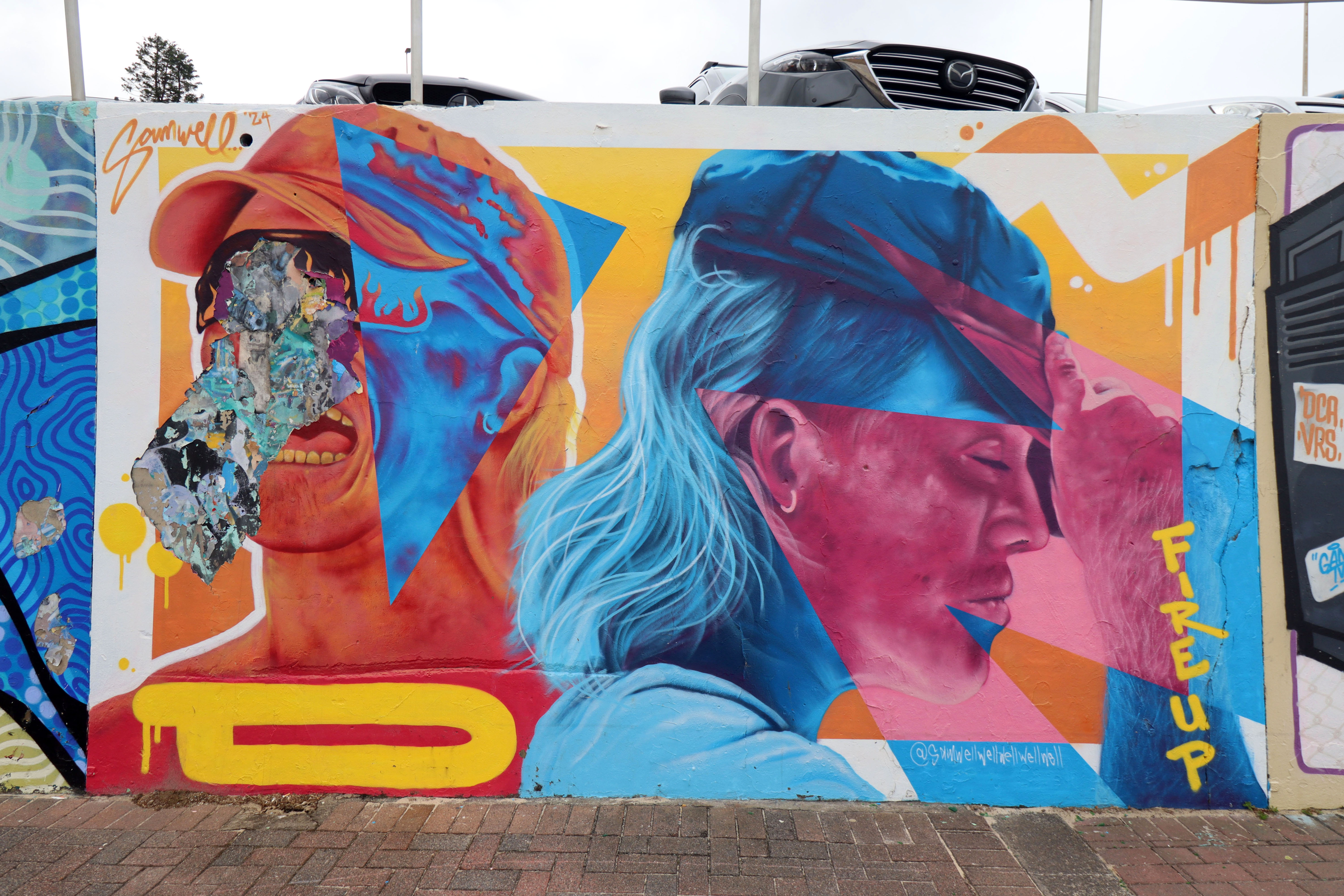 Fire Up by Samuel Hall | Street Art NSW