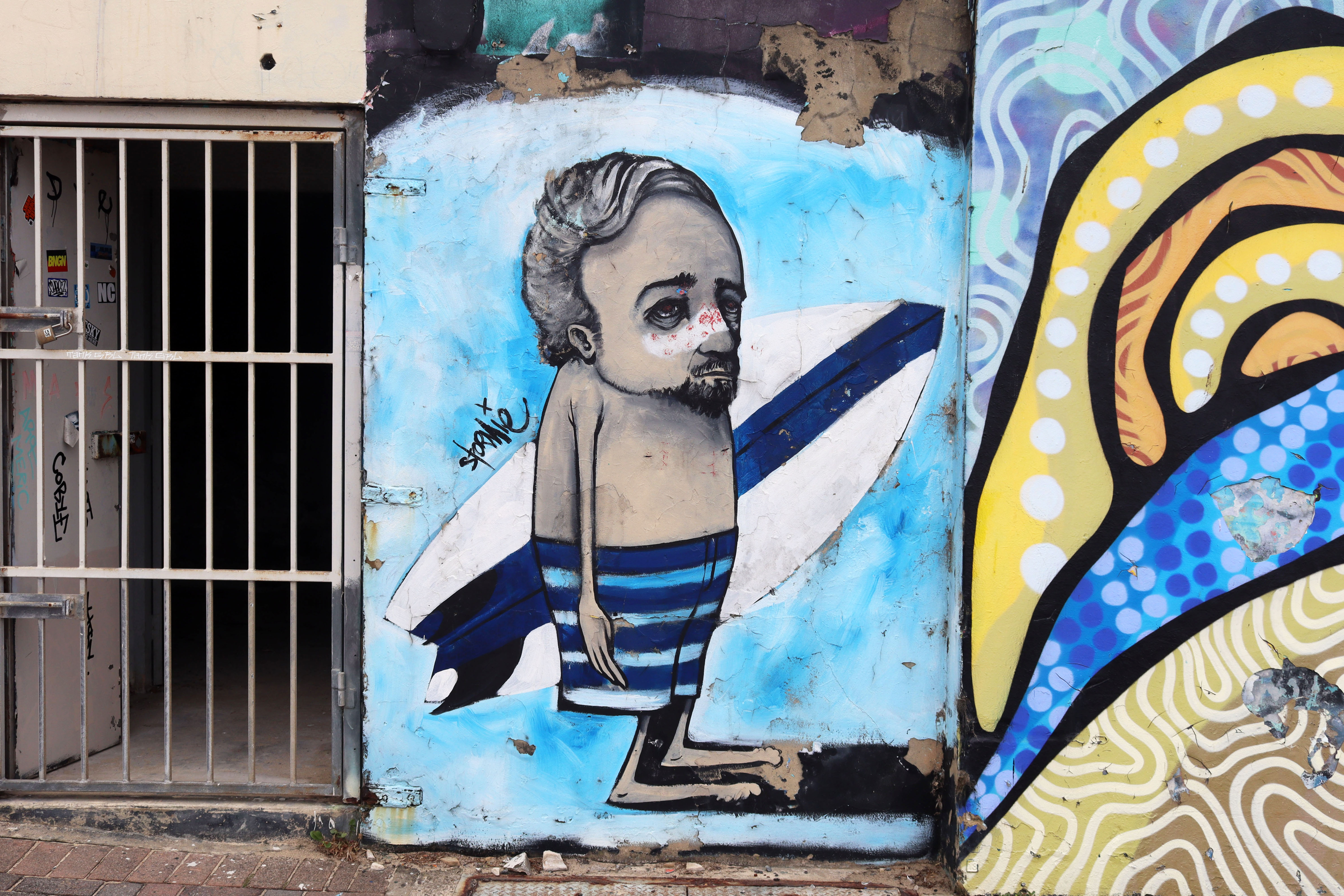 Surf's Up Dude by Stormie Mills | Street Art NSW