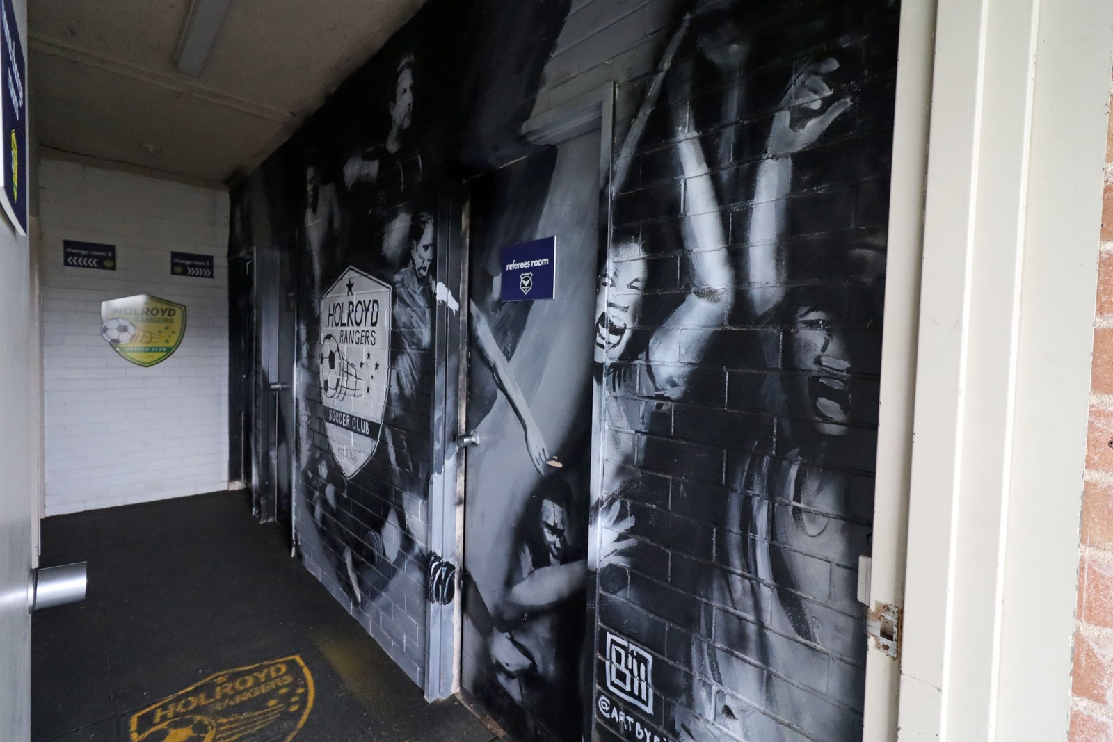 Holroyd Rangers Soccer Club by Biin | Street Art NSW