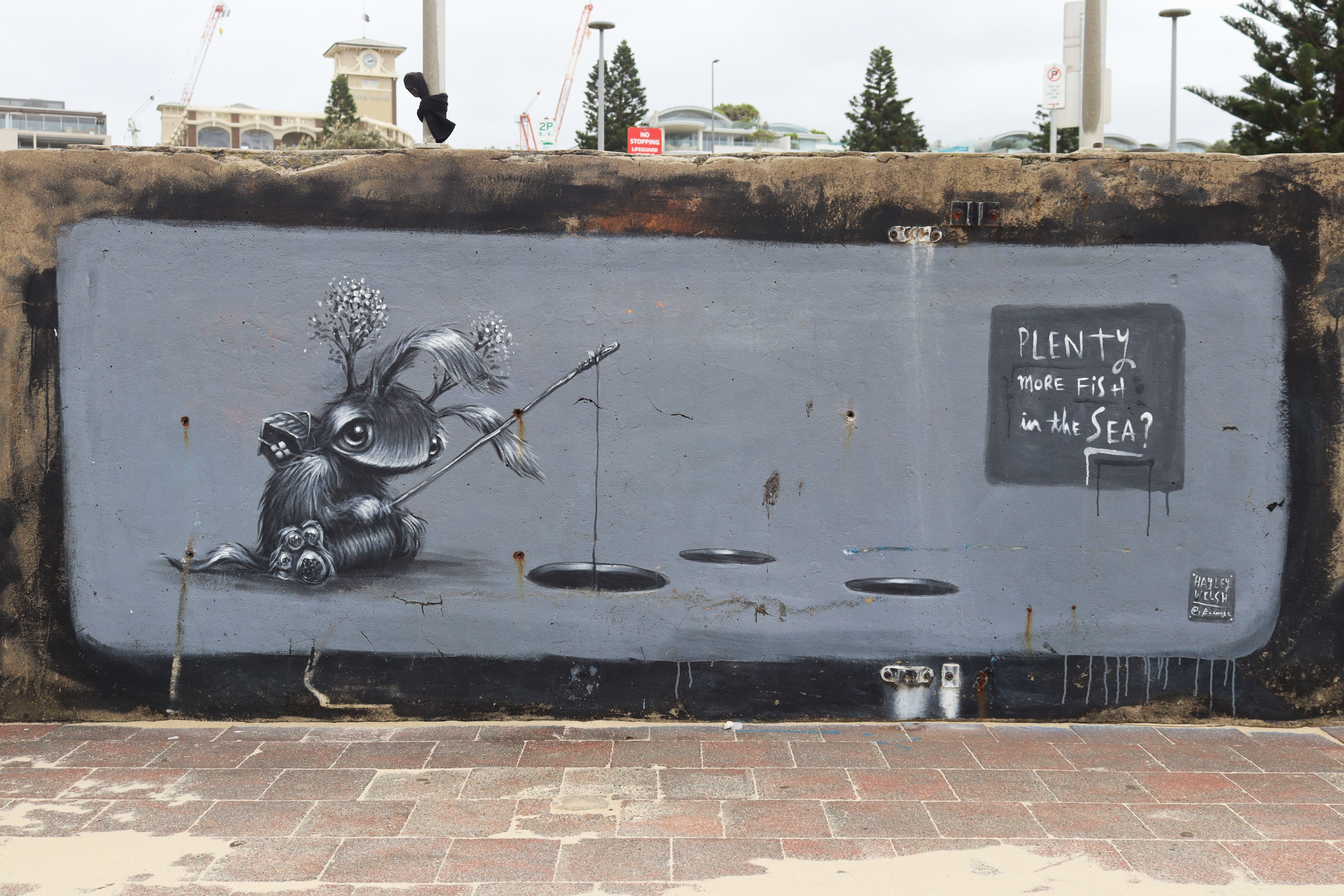 Every drop in the ocean counts... by Hayley Welsh | Street Art NSW