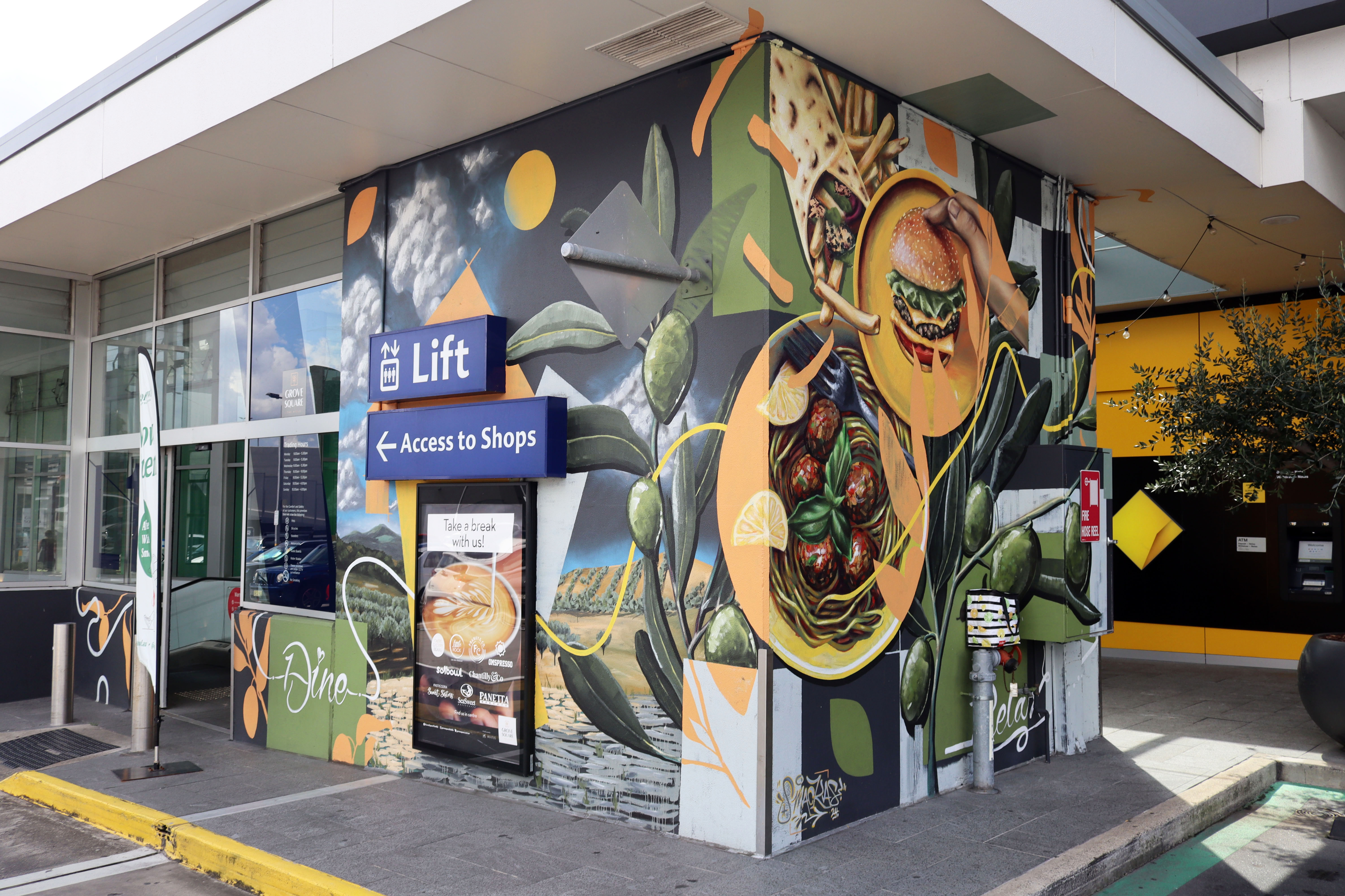 Vertical Moments from The Olive Grove by Smackas | Street Art NSW
