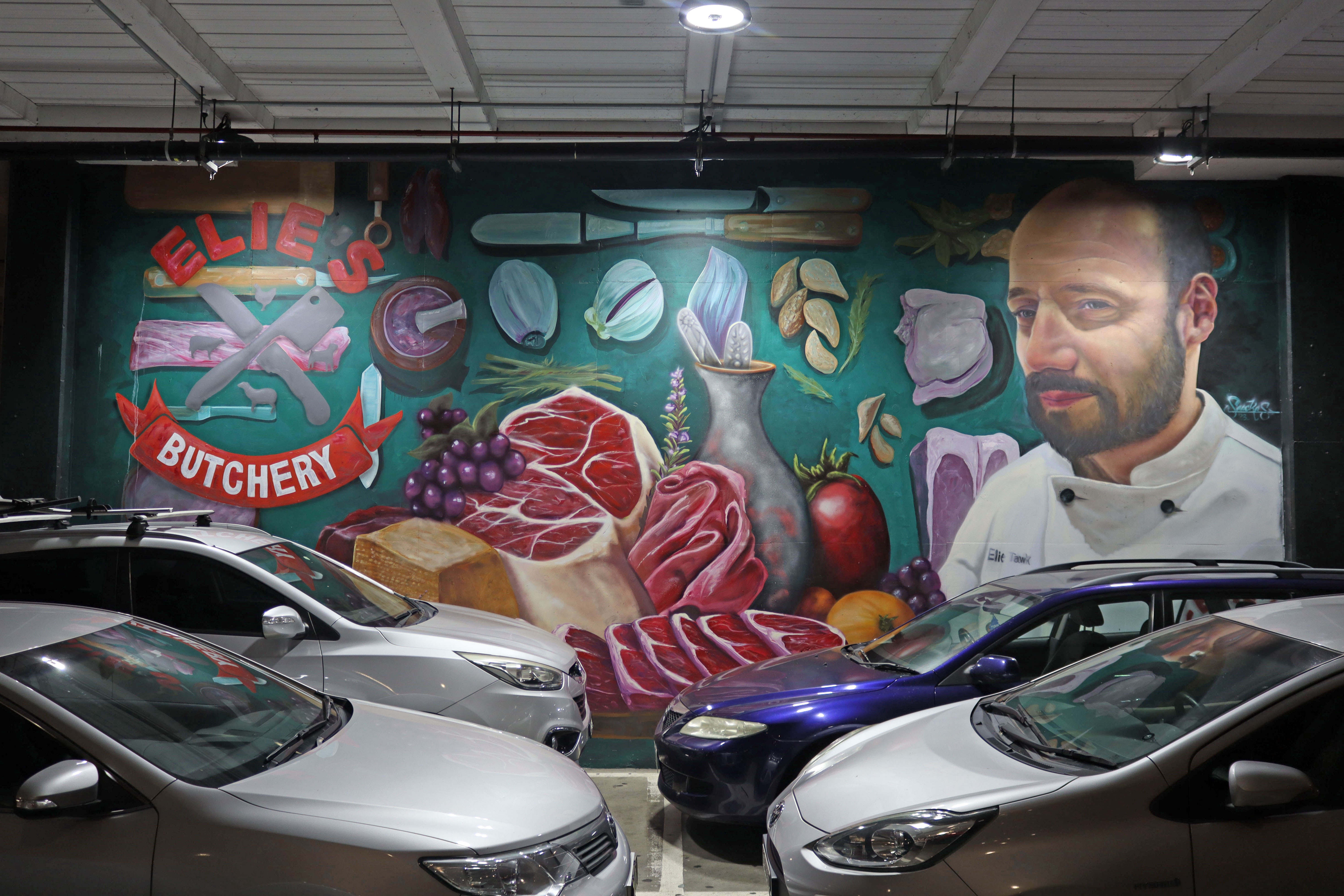 Elie's Butcher by Smackas | Street Art NSW