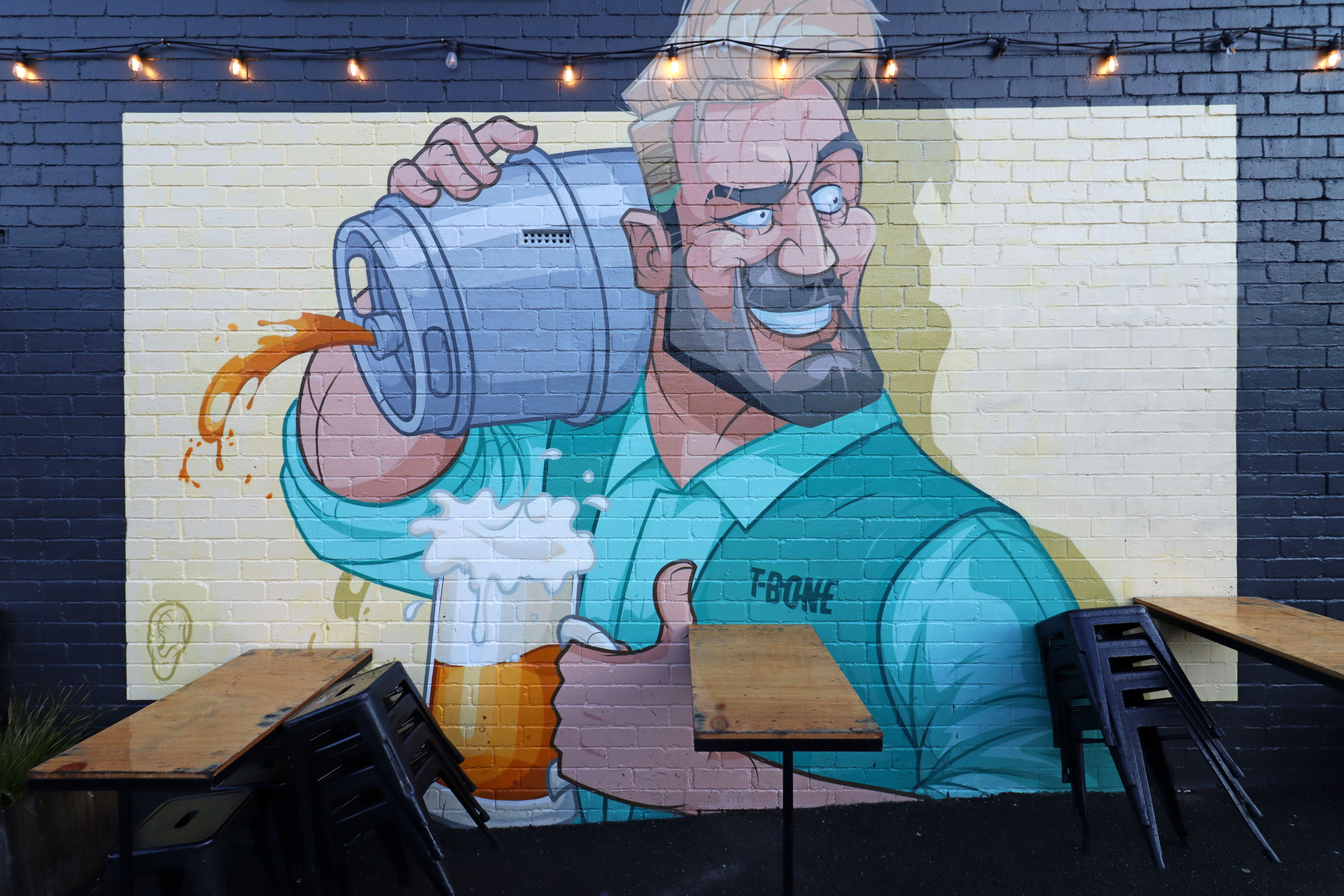 T-Bone by Van Gogh's Missing Ear | Street Art NSW