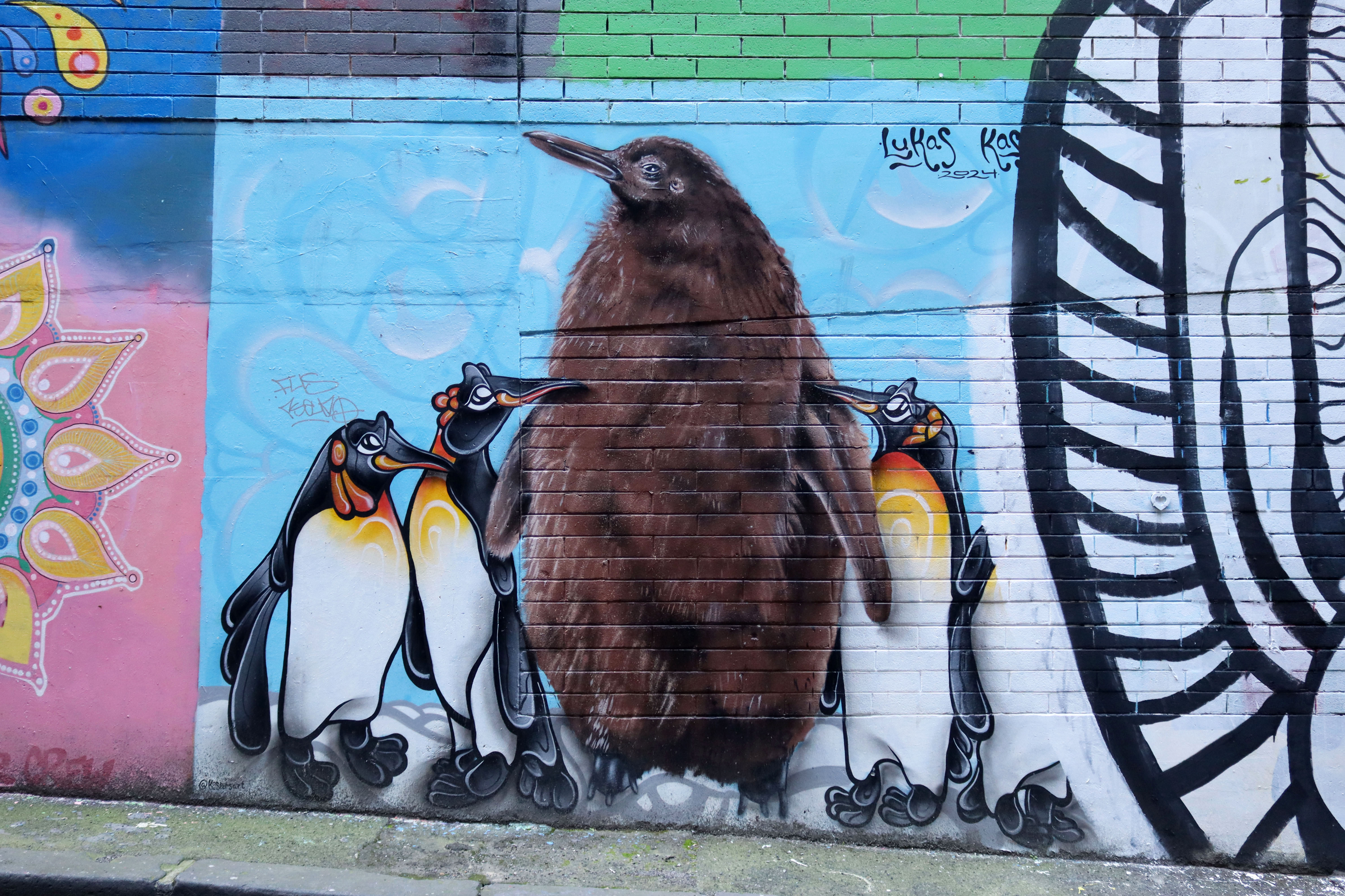 Pesto The Penguin by Lukas Kasper | Street Art NSW