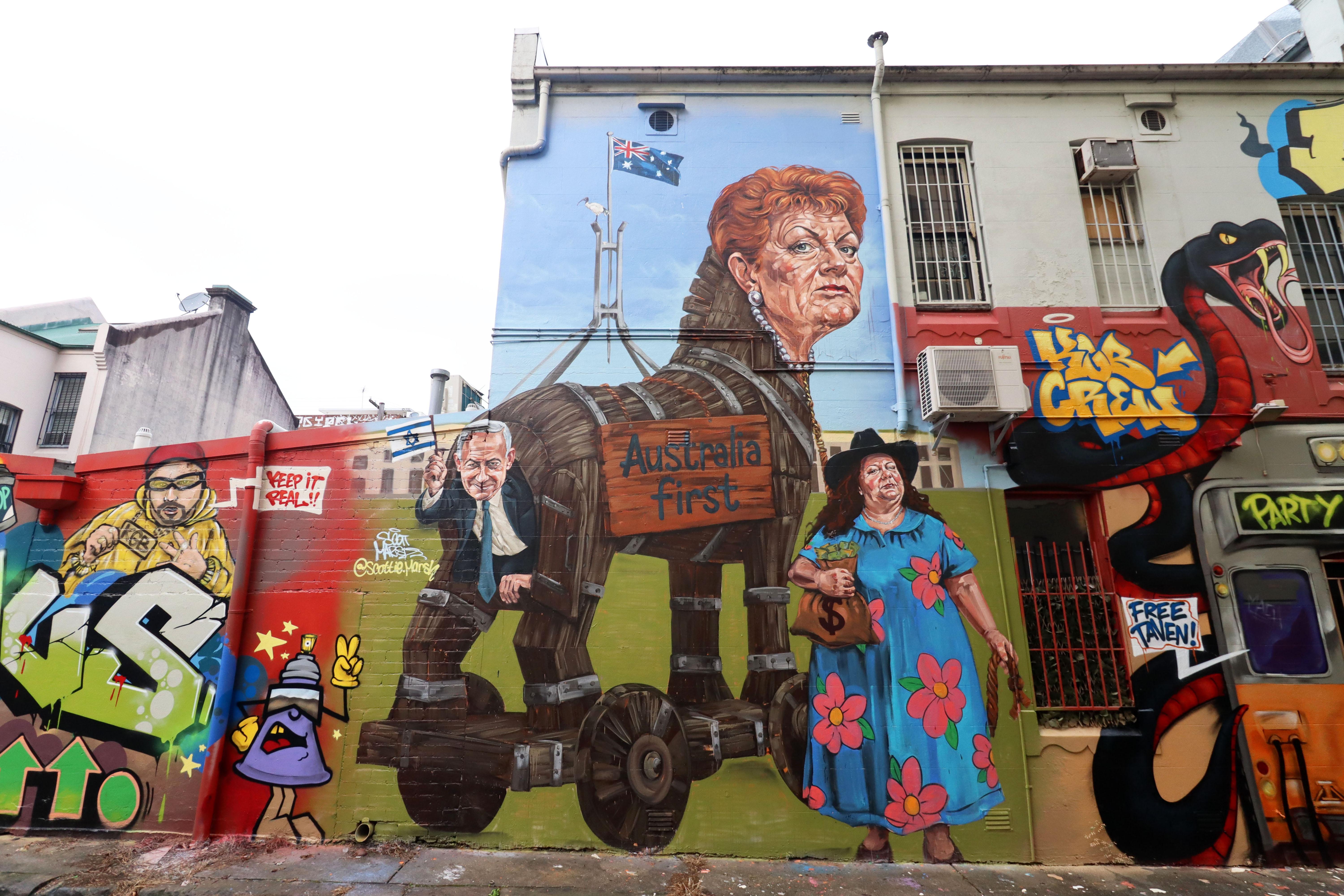 A Gift From Gina by Scott Marsh | Street Art NSW
