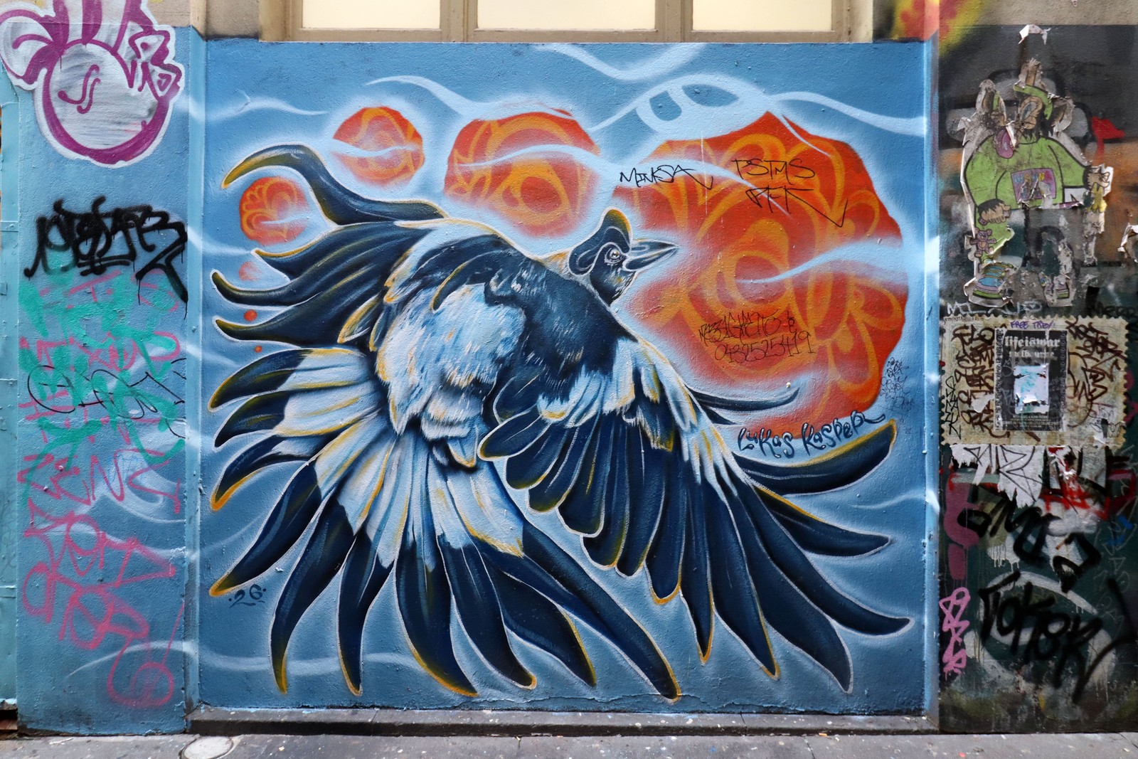 Blue Maggie by Lukas Kasper | Street Art NSW