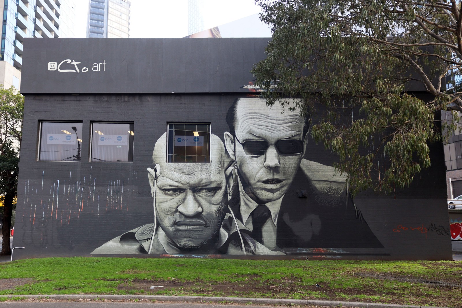 I Work for Dan by CTO Art | Street Art NSW