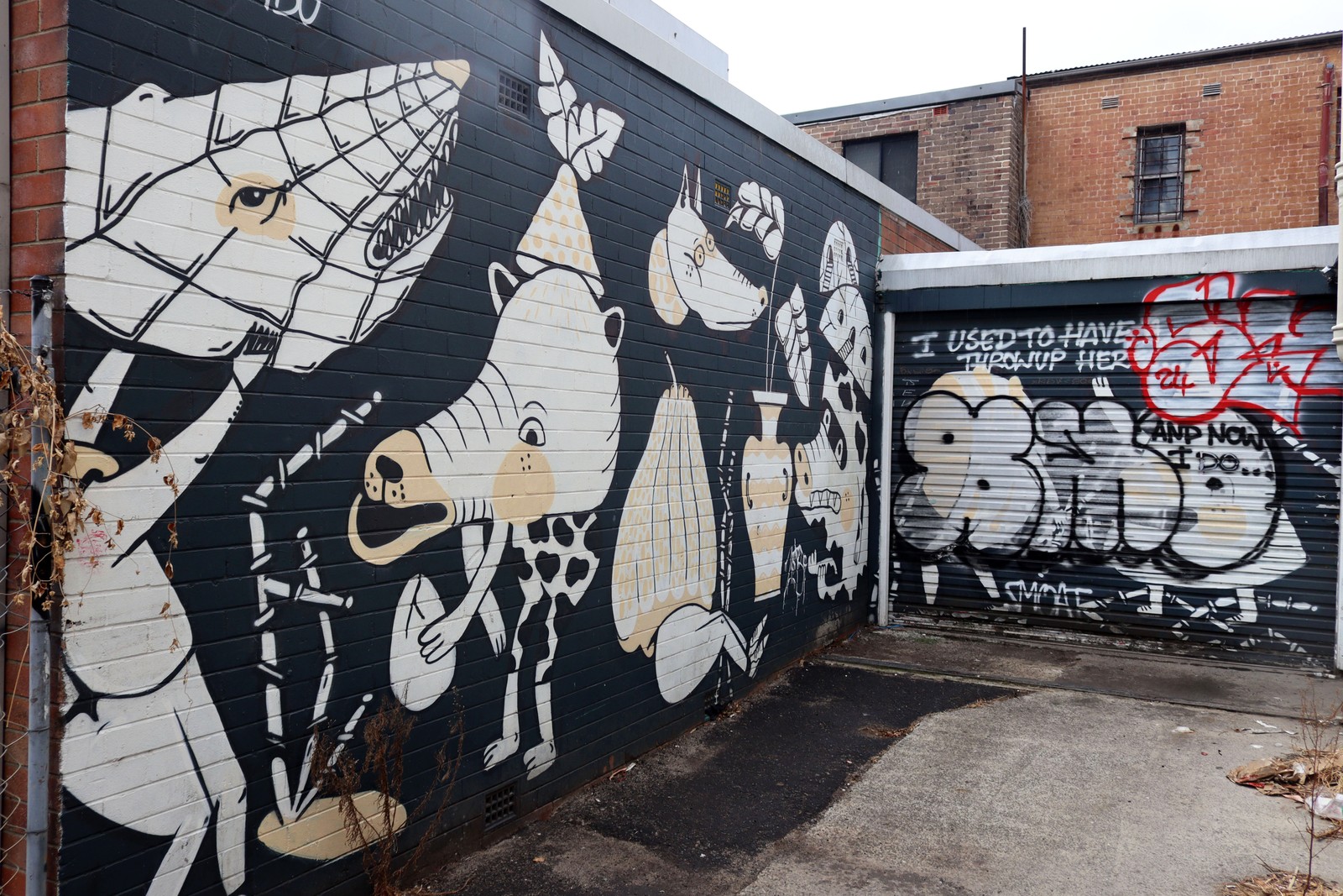 Alleyway of Unearthly Delights by Studio Dennis | Street Art NSW