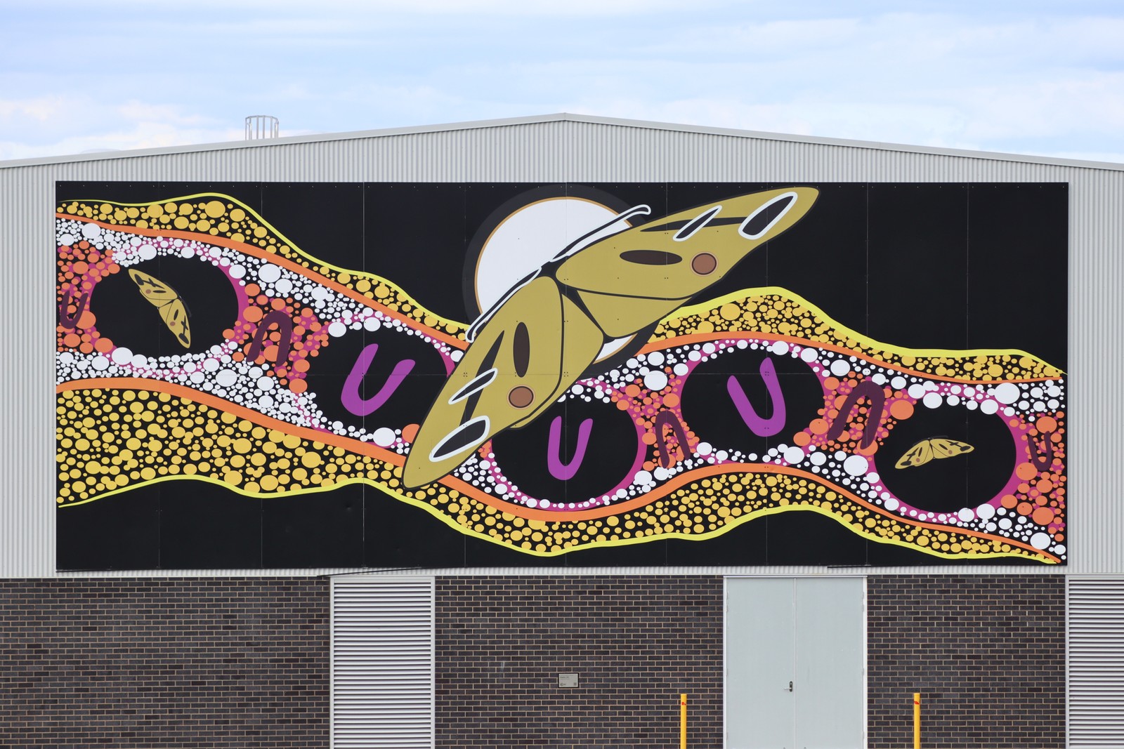 Bugang (Bogong Moth) by Lynnice Church | Street Art NSW
