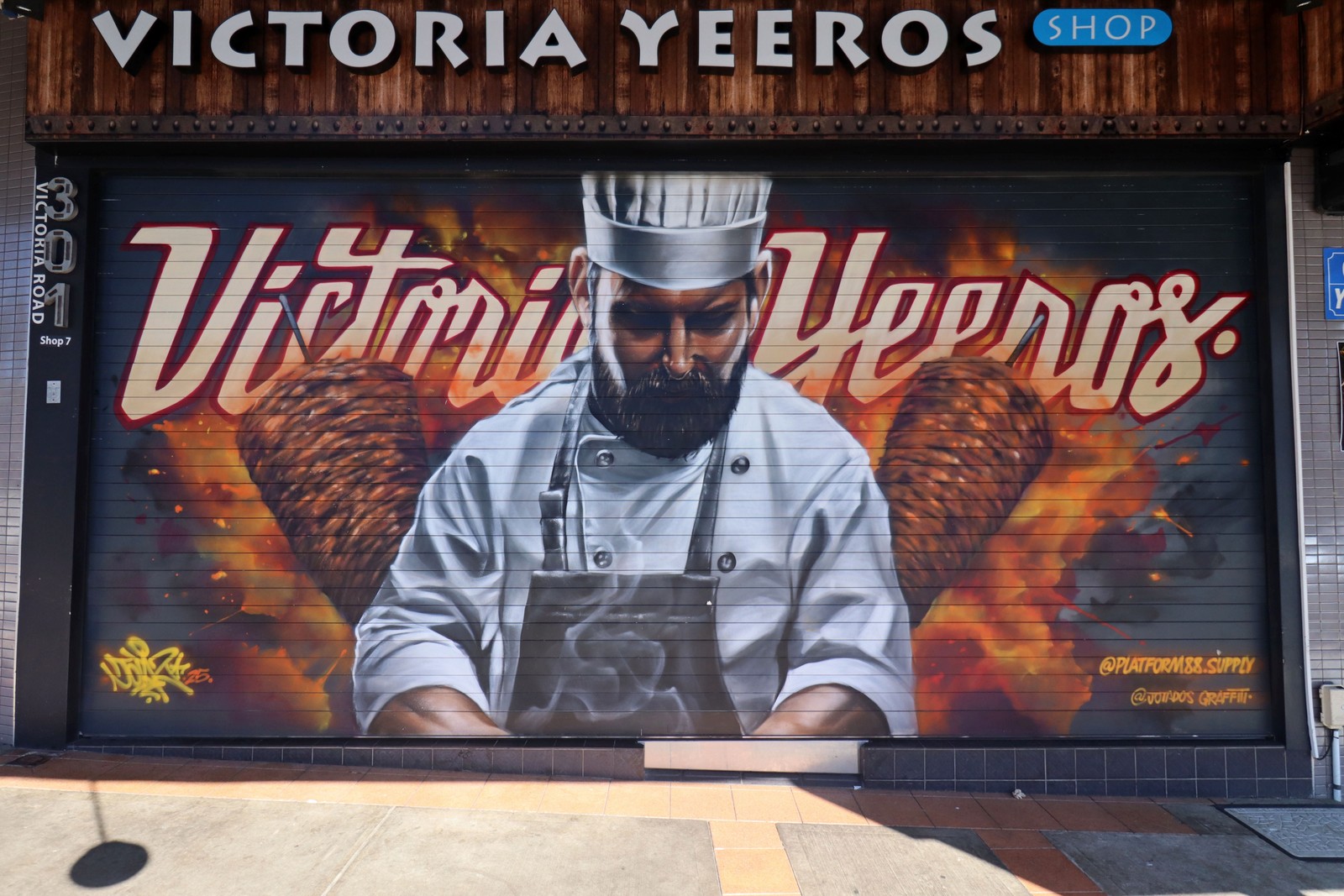 Victoria Yeeros by J2 | Street Art NSW