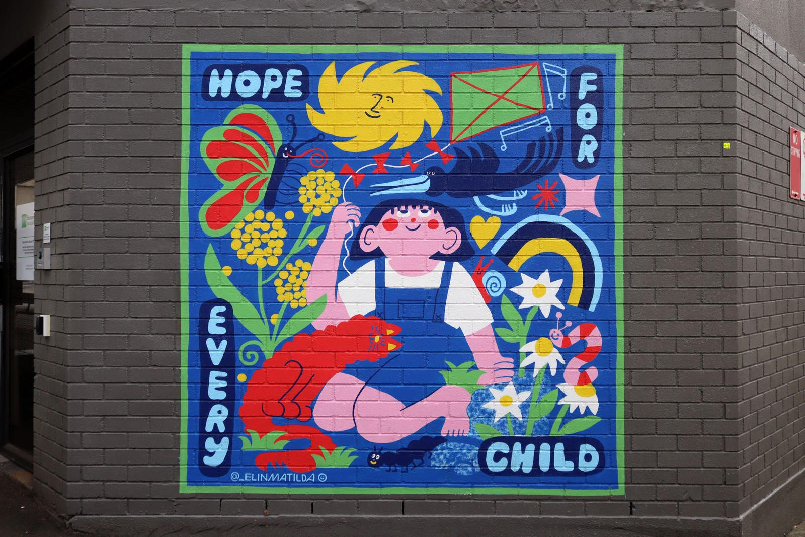 Hope For Every Child by Elin Matilda Andersson | Street Art NSW
