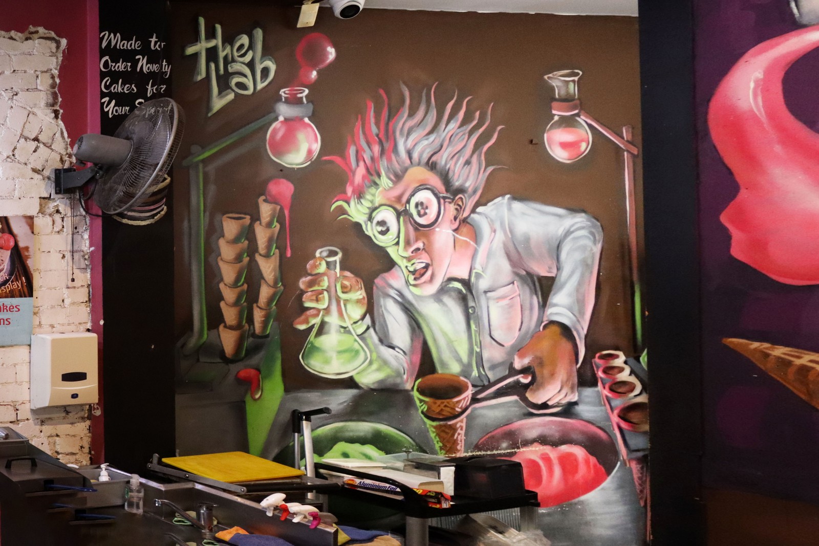 In the Ice Cream Lab by Alex Grils | Street Art NSW