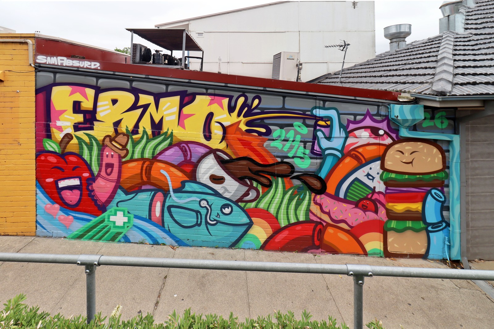 Ermo Shops by Sam Absurd | Street Art NSW