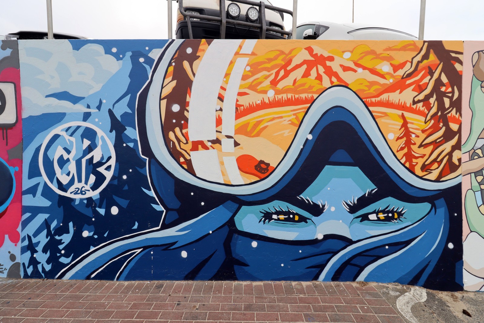Snowy Winter by CXPK Art | Street Art NSW