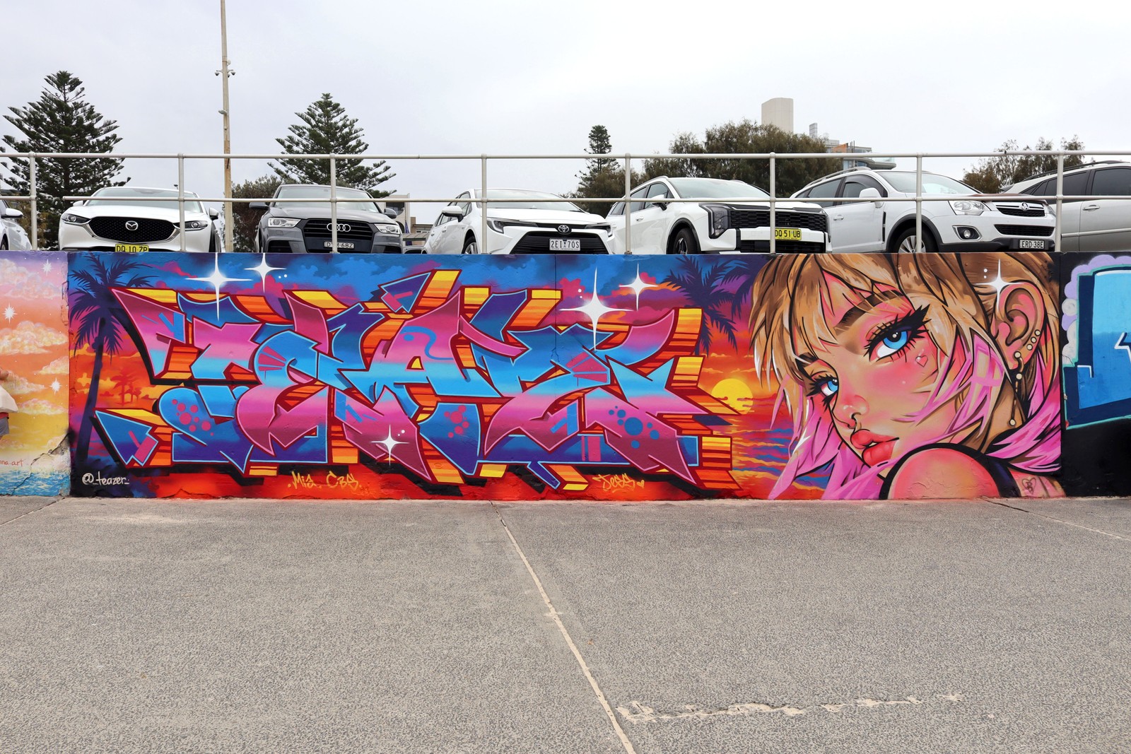 Bondi Beach by Teazer | Street Art NSW